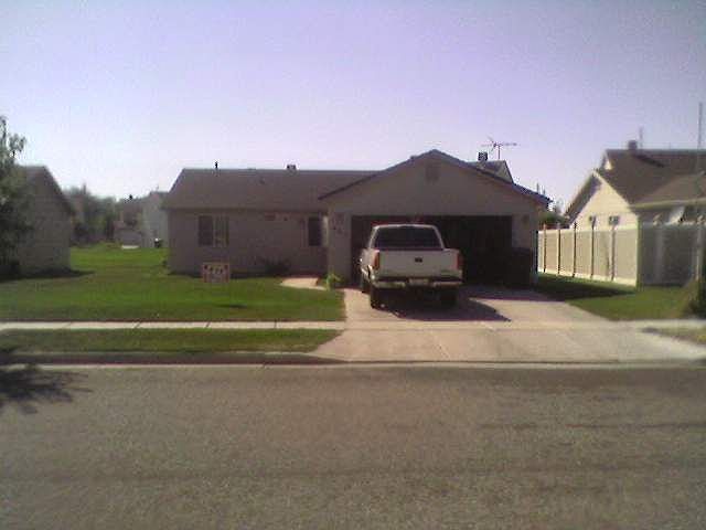 front veiw looking west