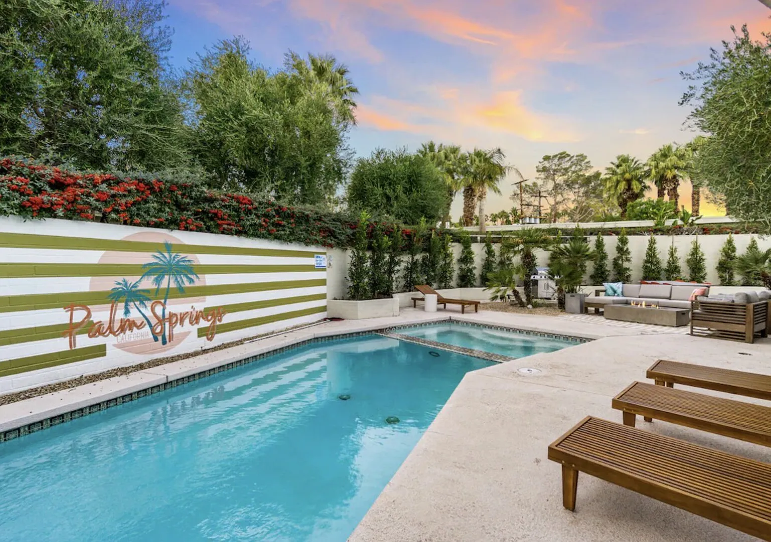 Mid-Century Desert Oasis Private Pool + Spa | 6 Min to Downtown — Photo 1
