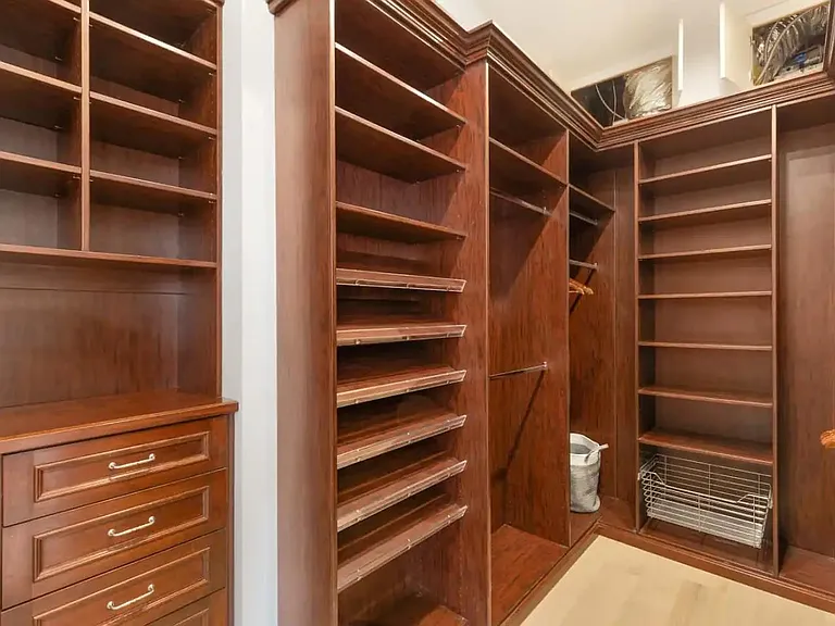Primary custom walk-in closet 1