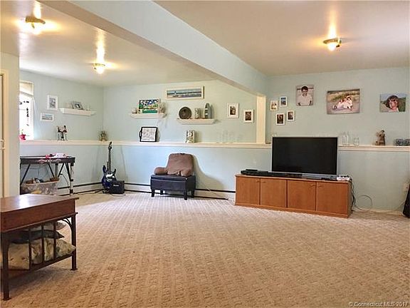 Family room on the lower level