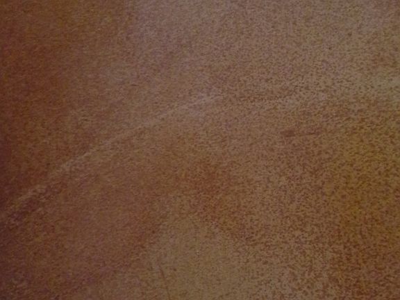 colored concrete throughout 