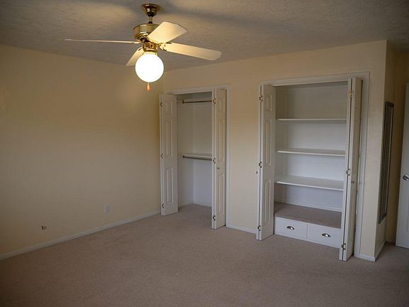 First bedroom with two closets.