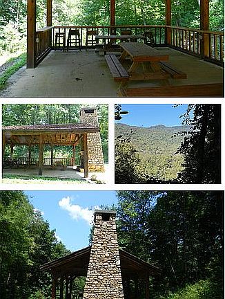 Community picnic area