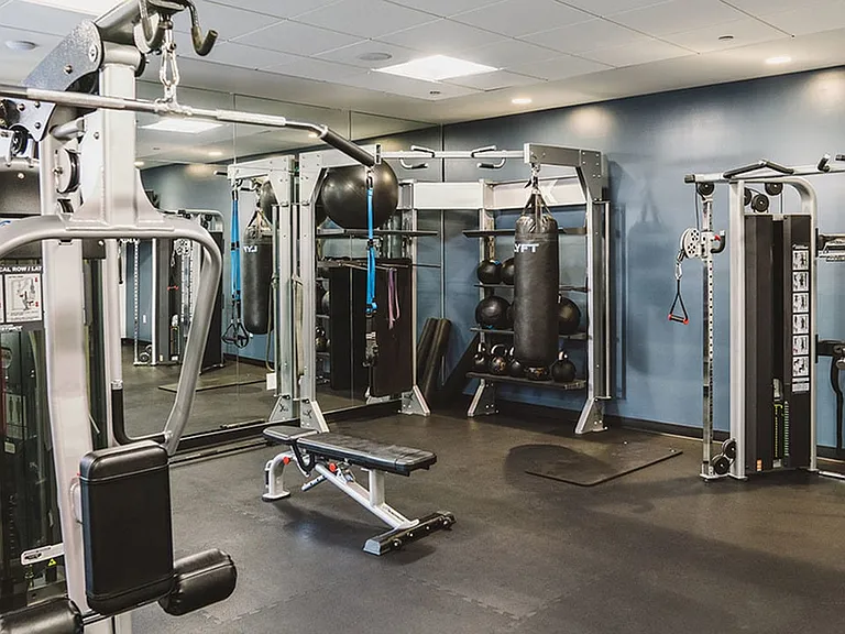 Weight stations and kettlebells