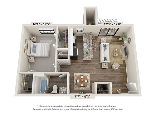 Floor plan The Mimosa