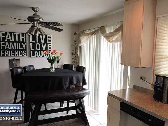 Ceramic Tile Floor-Newer Sliding door