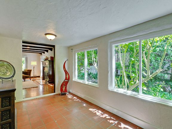 Formal Entry with Garden Views