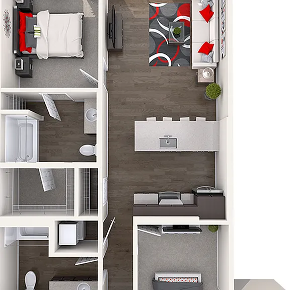 C3 - 2 Bed/2 Bath - 326 C3 - 2 Bed/2 Bath - 326