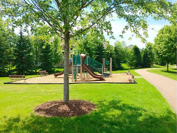 community playground, connects to Woodbury trail system.