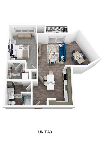 Floor plan Sawtooth Oak
