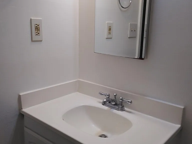 Hallway bathroom