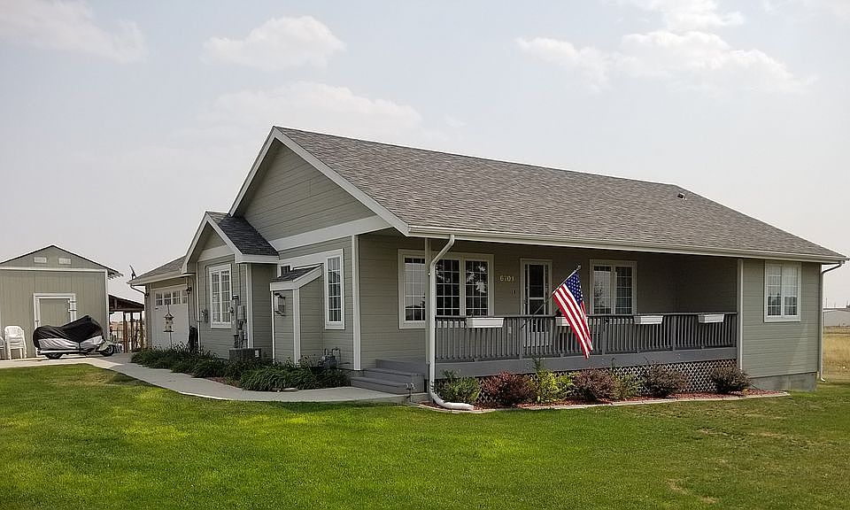 Front Porch faces West