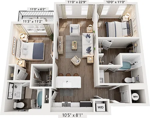 Floor plan B2