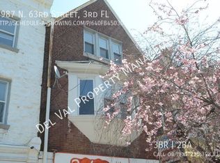 1987 N 63rd St FLOOR 3, Philadelphia, PA 19151