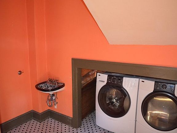 First floor powder room, & laundry. 