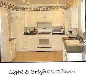 Light, bright kitchen