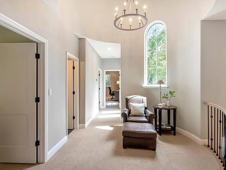Upstairs landing reading area