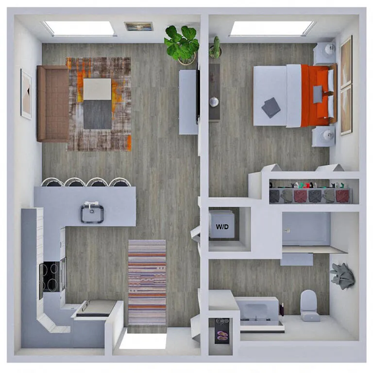 Floor plan The Oak