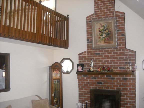 Family Room with Wood Burning Fireplace