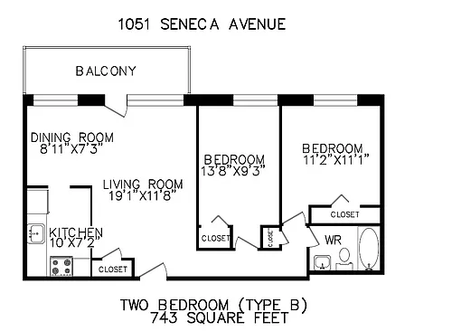 Floor plan 2BR