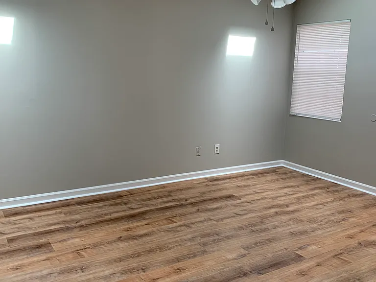 Primary bedroom with tons of natural light!