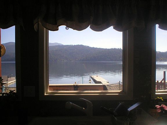 View while washing dishes.