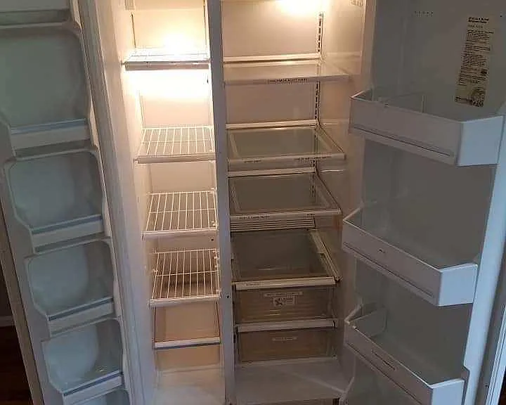Newer refrigerator.