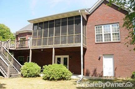 View of Back of House
						:
						Screened in porch and walk out basement