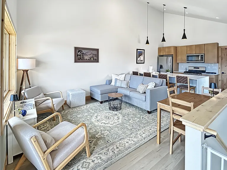 Open-concept living space