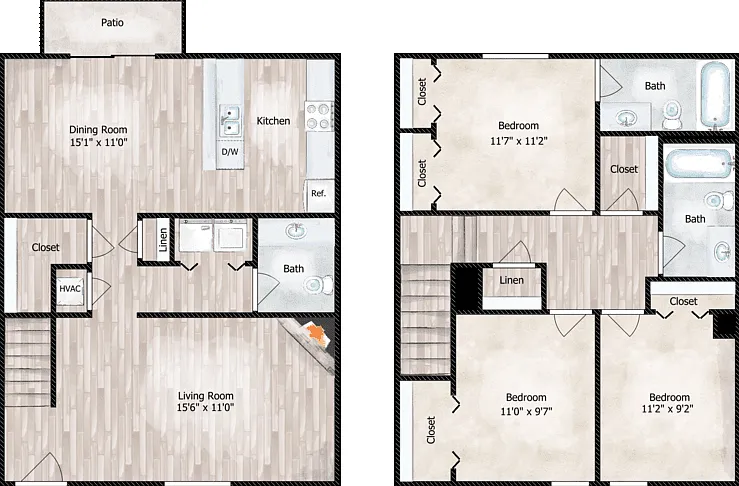 THE SUNSET Floorplan Diagram