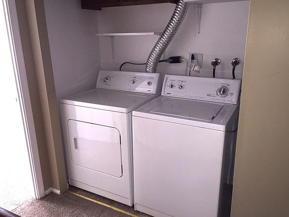 Upstairs laundry area