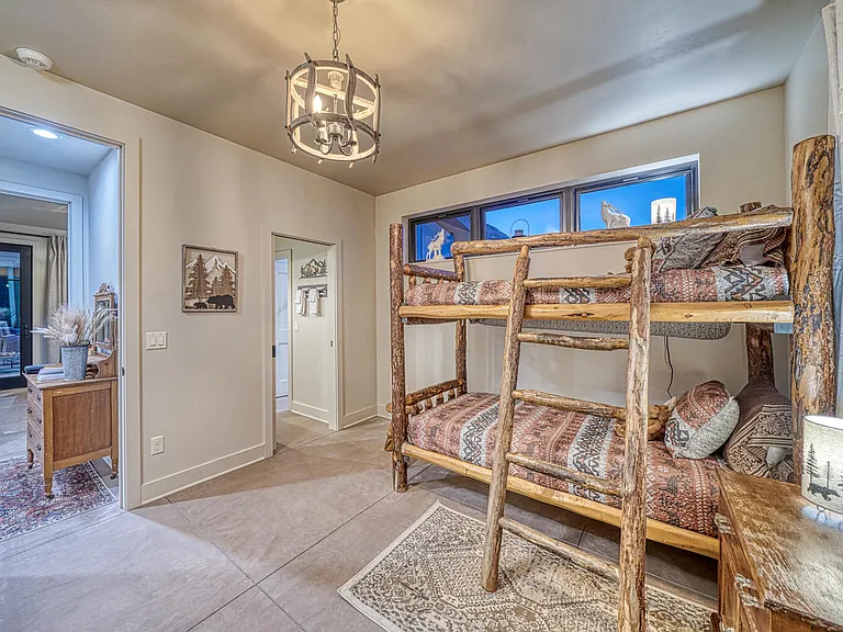 getting the top bunk? It has a fantastic view of the Chalk Cliffs.