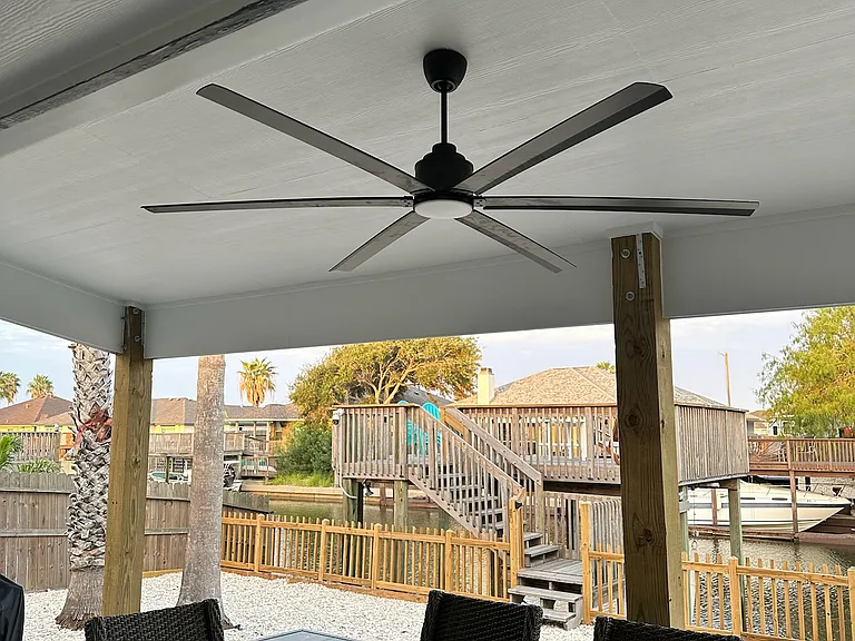 View from back patio