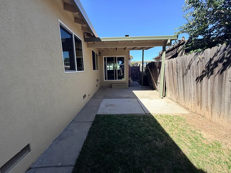 Back patio.