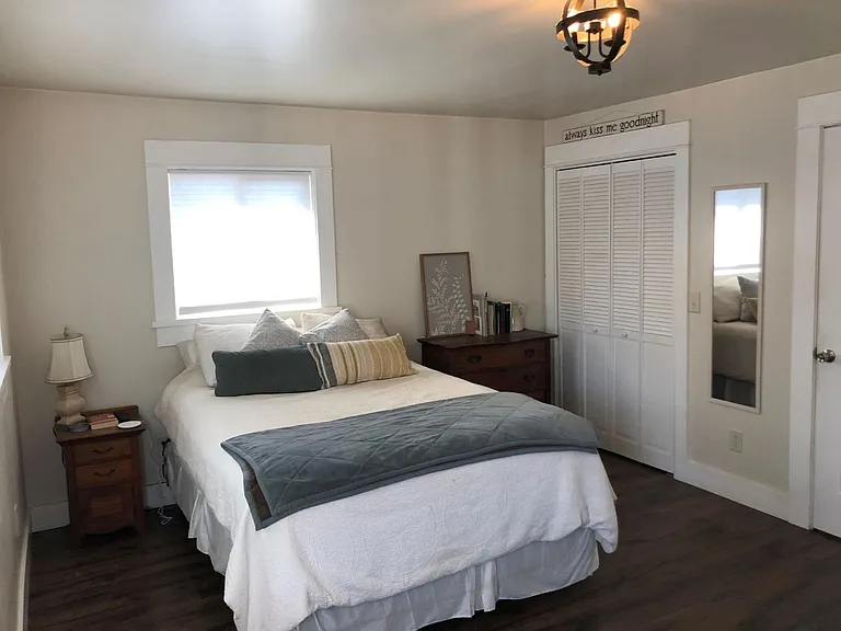 Master bedroom- first floor. Has walk in closet and another large closet.