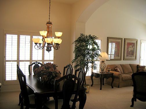 Formal living and dining rooms
