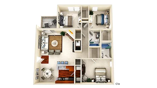 Floor plan C1a