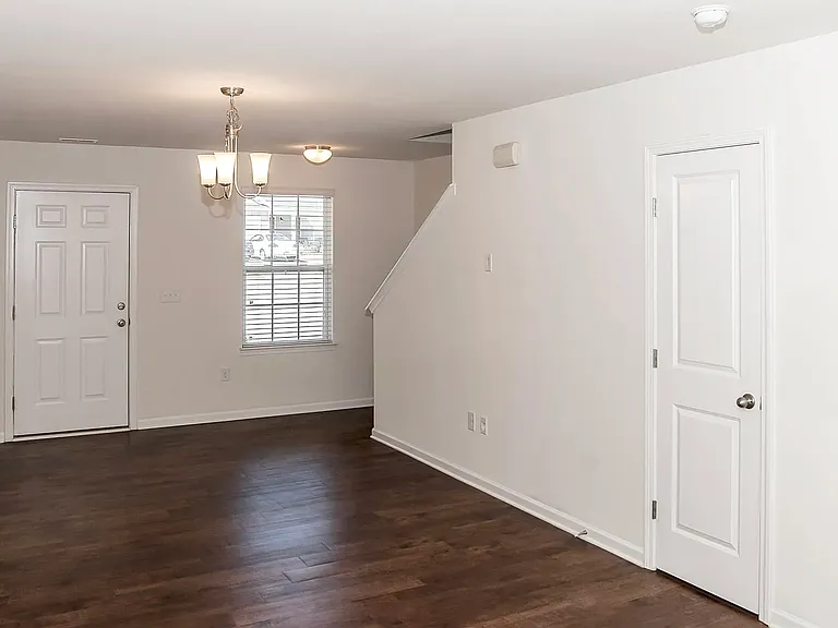 Front door into living area