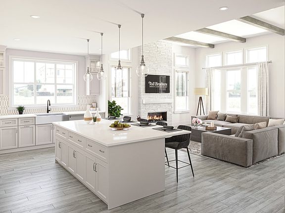 Flowing floor plans with beautiful luxury details