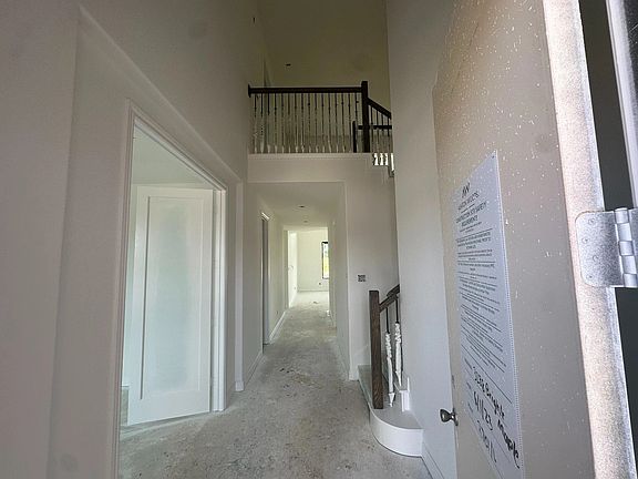 Construction progress - Entry way