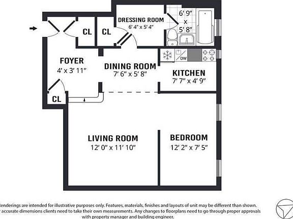 2nd image of 235 E 46th St APT 4D
