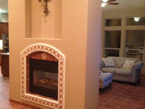 Double sided Fireplace