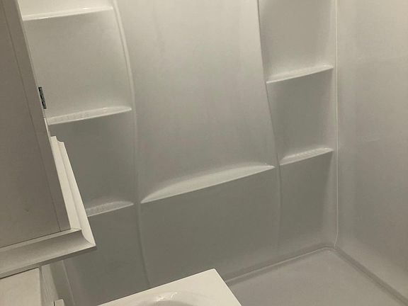 New shower