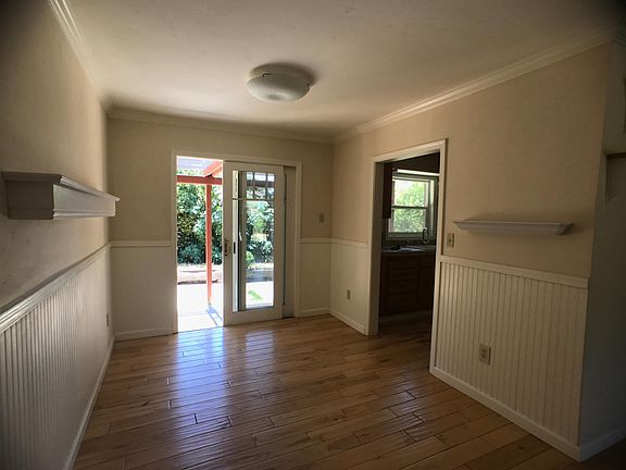dining area and back yard access
