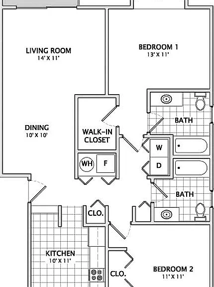 1203 Wesley Ave #210 — Photo 2