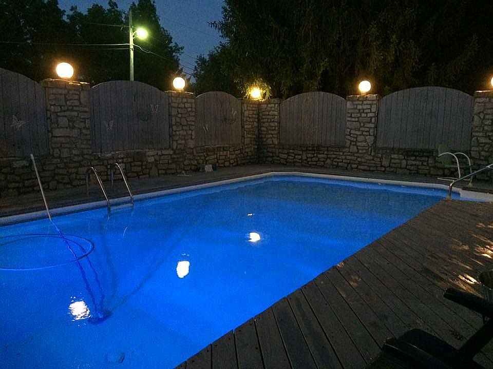 Pool at night