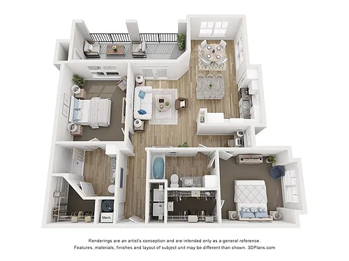 Floor plan B1