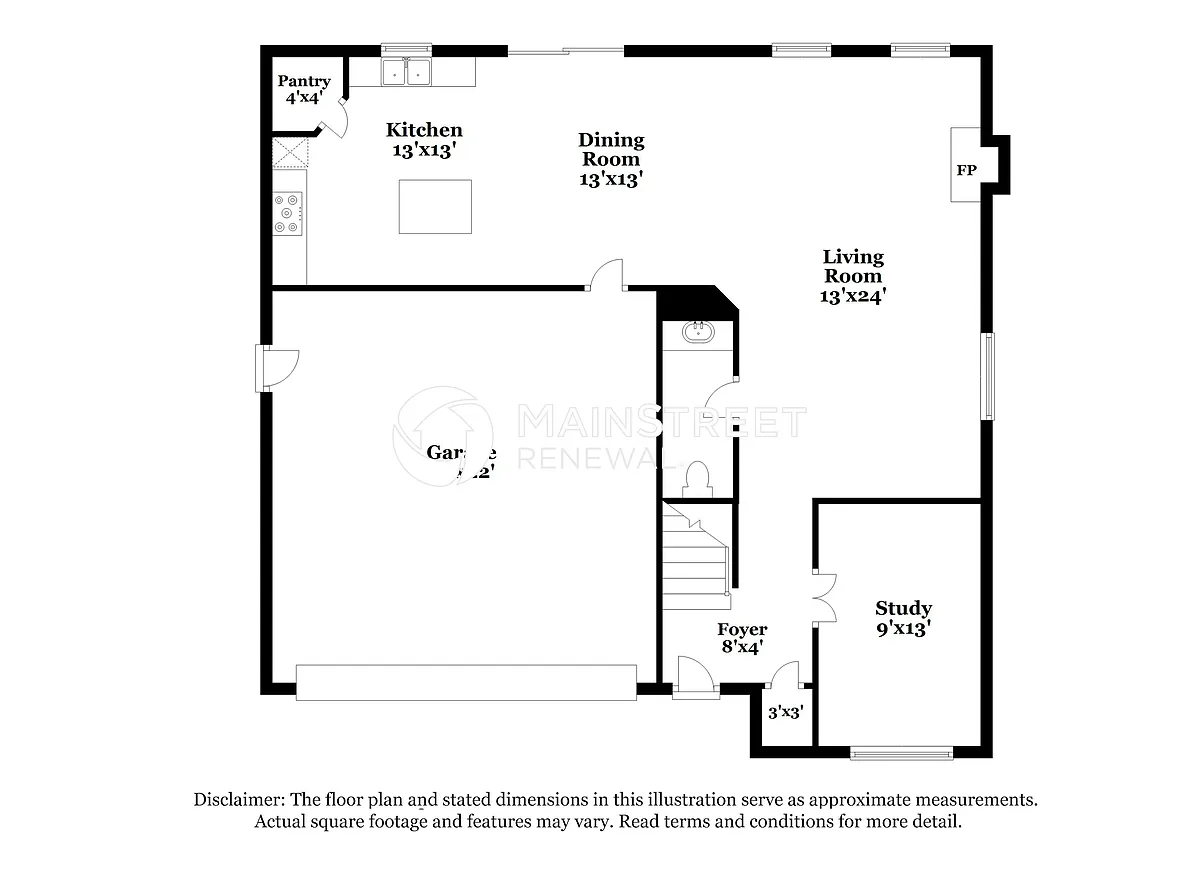 Floor Plan - 719 Hidden Lake Ct