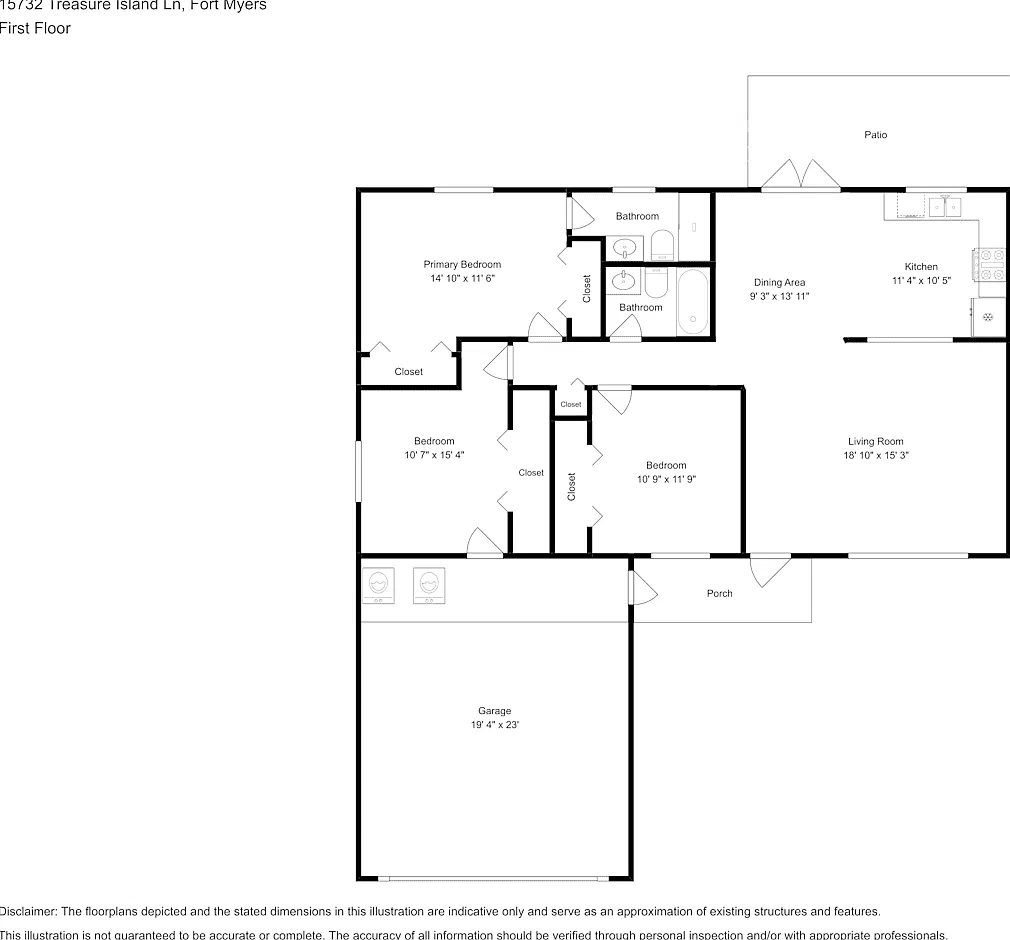 15732 Treasure Island Ln Fort Myers, FL 33905 — Photo 2