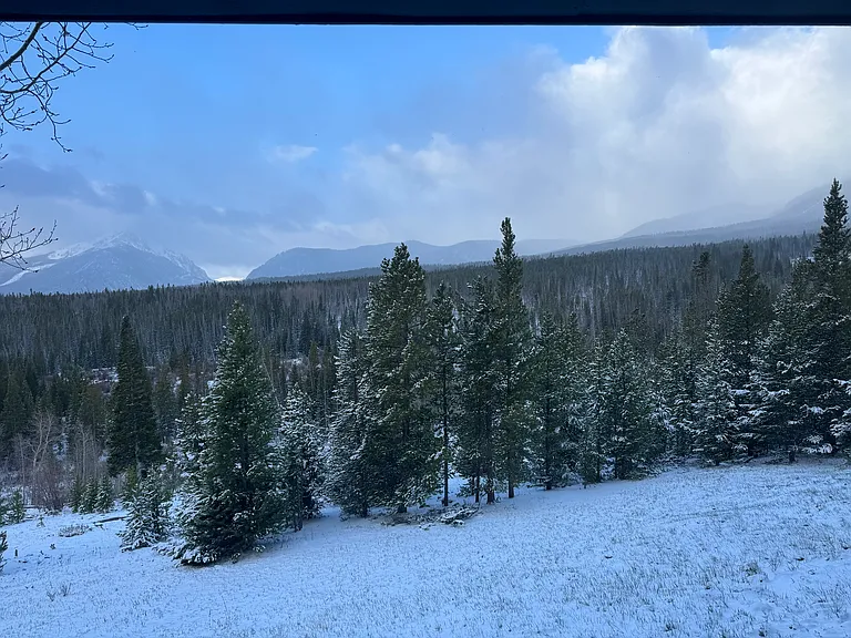 View from the deck in winter